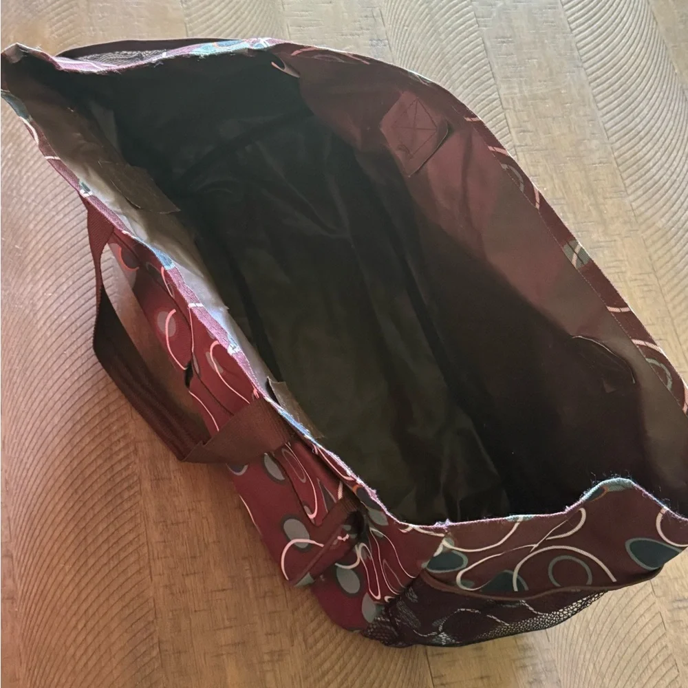 Stylish Brown Patterned Women's Bag